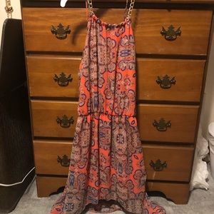 Charlotte Russe Coral High-Low Dress!